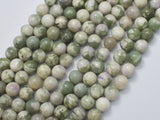 Peace Jade Beads, Round, 8mm (8.7mm)-BeadDirect