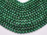 Natural Malachite, 10mm Round Beads-Gems: Round & Faceted-BeadDirect