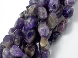Amethyst, Approx 12 x (12-18) mm Faceted Nugget Beads-Gems: Nugget,Chips,Drop-BeadDirect