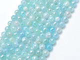 Mystic Coated Agate-Light Blue, 8mm Faceted-Gems: Round & Faceted-BeadDirect