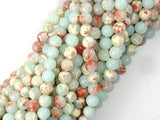 Impression Jasper, 4mm(4.5mm) Round Beads-Gems: Round & Faceted-BeadDirect