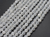 Selenite, Gypsum, 6mm (6.3mm), Round Beads-BeadDirect