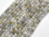 Labradorite Beads, 3.5x5mm Faceted Rondelle-Gems:Assorted Shape-BeadDirect