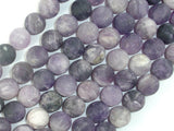 Matte Amethyst Beads, 12mm Round Beads-Gems: Round & Faceted-BeadDirect