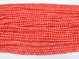 Salmon Pink Coral Beads, Angel Skin Coral, Round, 4mm-Gems: Round & Faceted-BeadDirect
