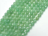 Green Aventurine Beads, 8mm Faceted Round Beads-BeadDirect