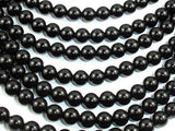 Black Onyx Beads, 6mm Round Beads-Gems: Round & Faceted-BeadDirect