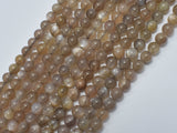 Gray Moonstone Beads, 6mm, Round Beads-BeadDirect