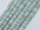 Aquamarine 3.5x8.5mm Faceted Rondelle-BeadDirect