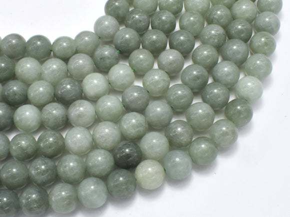 Malaysia Jade Beads- Burma Color, 10mm Round Beads-BeadDirect
