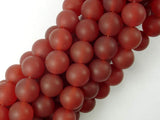 Matte Carnelian Beads, 10mm Round Beads-Gems: Round & Faceted-BeadDirect