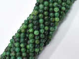 Verdite, African Jade, 4mm (4.7mm) Round Beads-BeadDirect