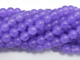 Jade - Purple, 8mm, Round-BeadDirect