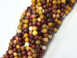 Mookaite Beads, 4mm (4.6mm), Round Beads-BeadDirect