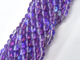 Mystic Aura Quartz - Purple, 6mm (6.5mm)-BeadDirect