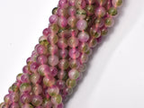 Jade-Fuchsia Green White 8mm Round-BeadDirect