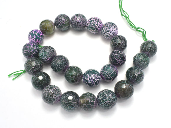 AGATE BEADS, 16MM FACETED ROUND-Agate: Round & Faceted-BeadDirect