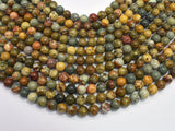 Natural Owyhee Picture Jasper 8mm Round-BeadDirect