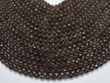 Smoky Quartz Beads, 6 mm Faceted Round Beads-Gems: Round & Faceted-BeadDirect