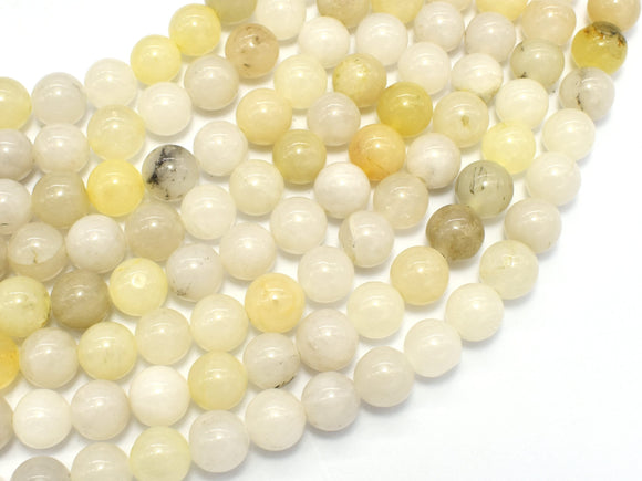 Jade Beads, 8mm, Round Beads, 15 Inch-BeadDirect