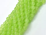 Jade - Light Green, 8mm (8.2mm) Round-Gems: Round & Faceted-BeadDirect