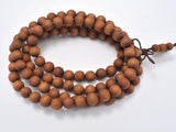 Matte Sandalwood Beads, 8mm Round, 35 Inch-Wood-BeadDirect