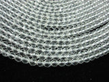 Clear Quartz Beads, 4mm (4.5mm) Faceted Round-Gems: Round & Faceted-BeadDirect