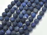 Matte Sodalite Beads, Round, 10mm-BeadDirect