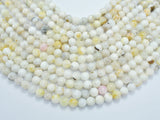 White Rainbow Moonstone 8mm Round-BeadDirect