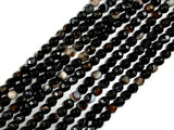 Agate Beads, Faceted Round, 4mm, 15 Inch-Gems: Round & Faceted-BeadDirect