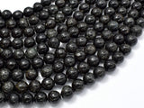 Biotite Beads, 8mm (8.4mm) Round Beads-Gems: Round & Faceted-BeadDirect