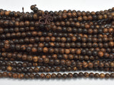 Tiger Skin Sandalwood Beads, 6mm Round Beads-Wood-BeadDirect