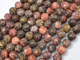 Leopard Skin Jasper, 8mm (8.5mm) Round beads-Gems: Round & Faceted-BeadDirect