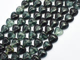 Jade - Green 12mm Heart Beads-BeadDirect