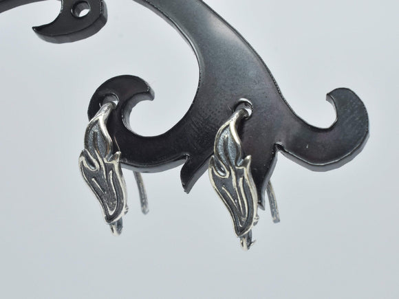 4pcs 925 Sterling Silver Earwire-Antique Silver, Earring Hook, Fishhook-Metal Findings & Charms-BeadDirect
