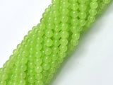 Jade - Light Green, 6mm (6.2mm) Round-Gems: Round & Faceted-BeadDirect