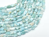 Dominican Larimar Beads, 5x7mm, Nugget Beads-BeadDirect