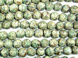 Aqua Terra Jasper Beads, Rough Round, 12mm-BeadDirect