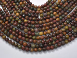 Picasso Jasper Beads, 6mm Round Beads-BeadDirect
