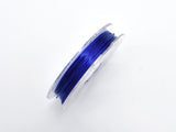 2Rolls Dark Blue Stretch Elastic Beading Cord, 0.5mm-BeadDirect