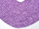 Malaysia Jade Beads- Lilac, 6mm (6.4mm) Round Beads-Gems: Round & Faceted-BeadDirect