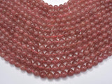 Strawberry Quartz Beads, Lepidocrocite, 10mm (10.5mm)-Gems: Round & Faceted-BeadDirect