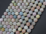 Beryl Beads, Morganite, Aquamarine, Heliodor, 8mm-Gems: Round & Faceted-BeadDirect