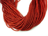 Carnelian Beads, Round, 4mm-Gems: Round & Faceted-BeadDirect