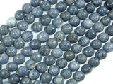 Blue Sponge Coral Beads, 8mm Round Beads-BeadDirect