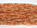 Red Aventurine Beads, Round, 4mm-Gems: Round & Faceted-BeadDirect