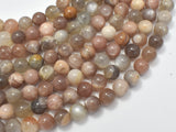 Sunstone Beads, Moonstone Beads, 8mm (8.5mm) Round-Gems: Round & Faceted-BeadDirect