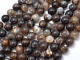 Brown Fire Agate, 8mm Round Beads, 15 Inch-Gems: Round & Faceted-BeadDirect