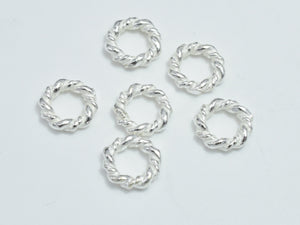 8pcs 925 Sterling Silver Ring, 7mm, 4mm Inner-Metal Findings & Charms-BeadDirect