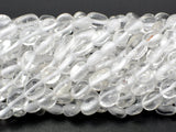 Clear Quartz Beads, Approx 6x8mm Nugget Beads-Gems:Assorted Shape-BeadDirect